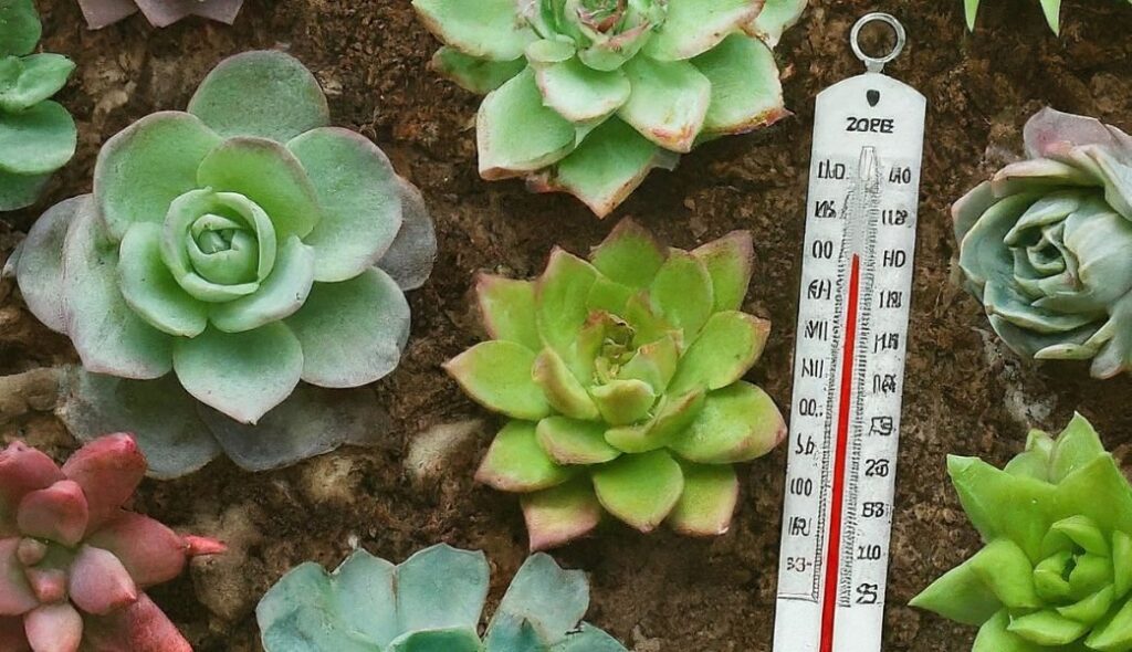 Temperature measurement for taking care of plants